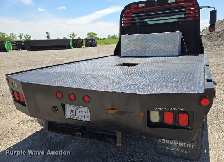 image for item EN8940 2013 International  TerraStar Ext. Cab flatbed truck