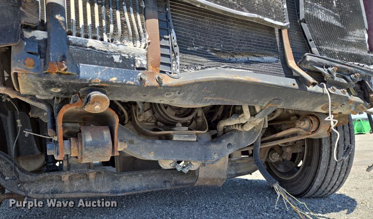 image for item EN8940 2013 International  TerraStar Ext. Cab flatbed truck