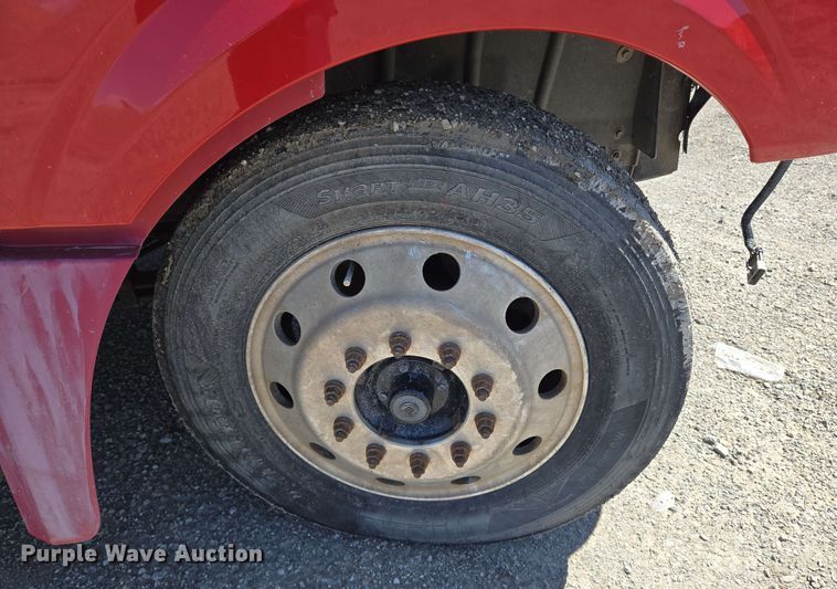 image for item EN8940 2013 International  TerraStar Ext. Cab flatbed truck