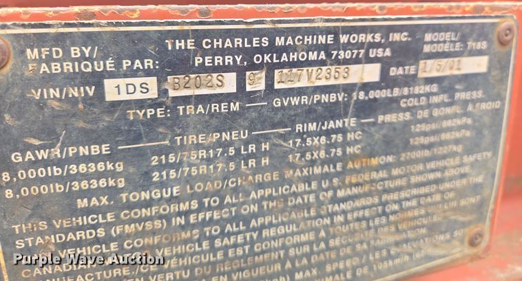 image for item EO0779 2000 Ditch Witch FX30 vacuum excavator