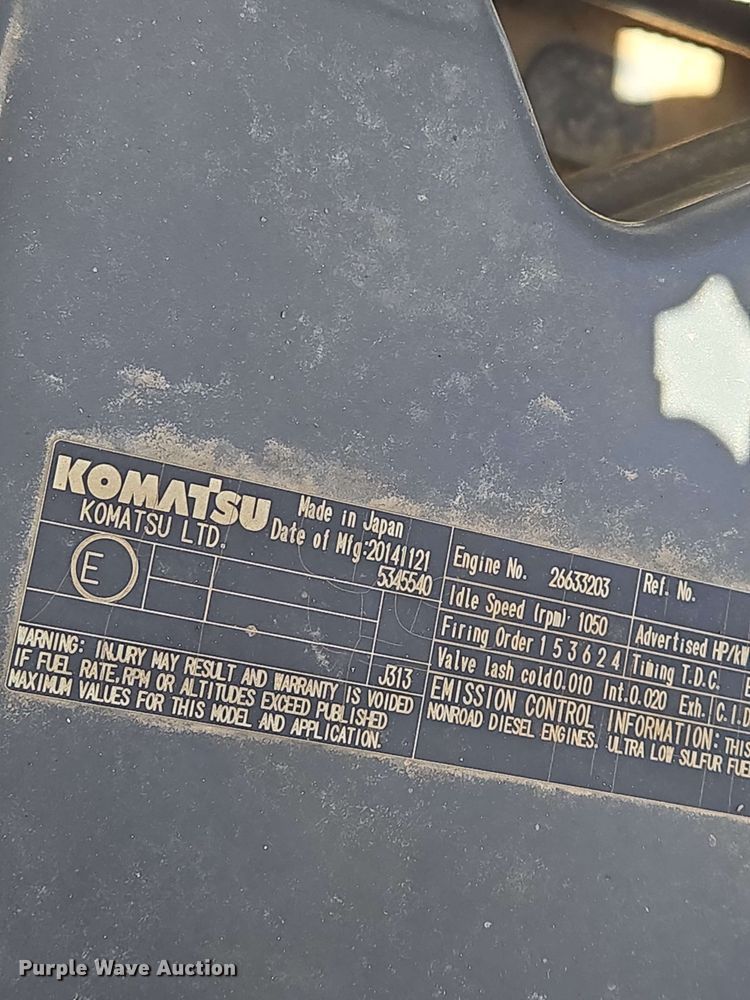 image for item EO0806 2016 Komatsu PC210LCI excavator