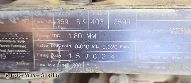 image for item EO0807 1996 Ingersoll Rand SD115F Pro-Pac single drum vibratory roller