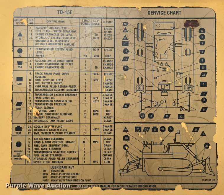 image for item EO0817 2002 Dressta TD15E dozer