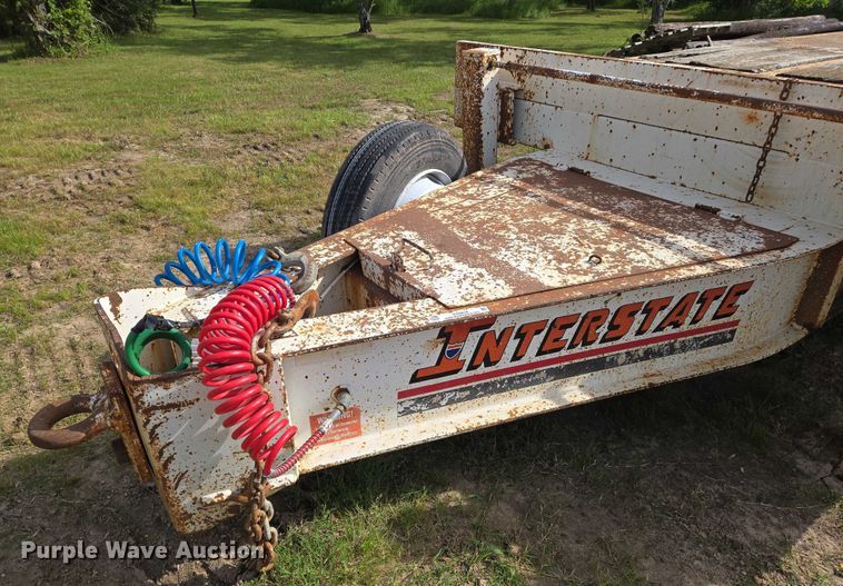 image for item EO0818 2013 Interstate tilt deck equipment trailer