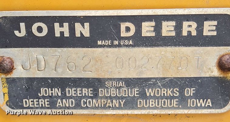 image for item EO0821 1978 John Deere 762 elevating scraper