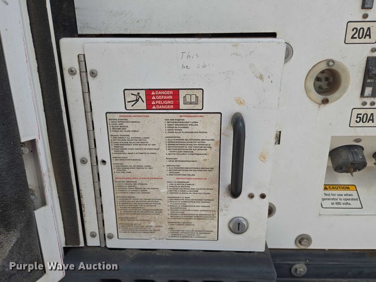 image for item EO0835 2007 Magnum MMG80 generator