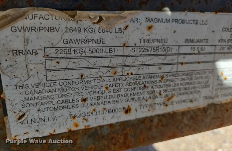 image for item EO0835 2007 Magnum MMG80 generator