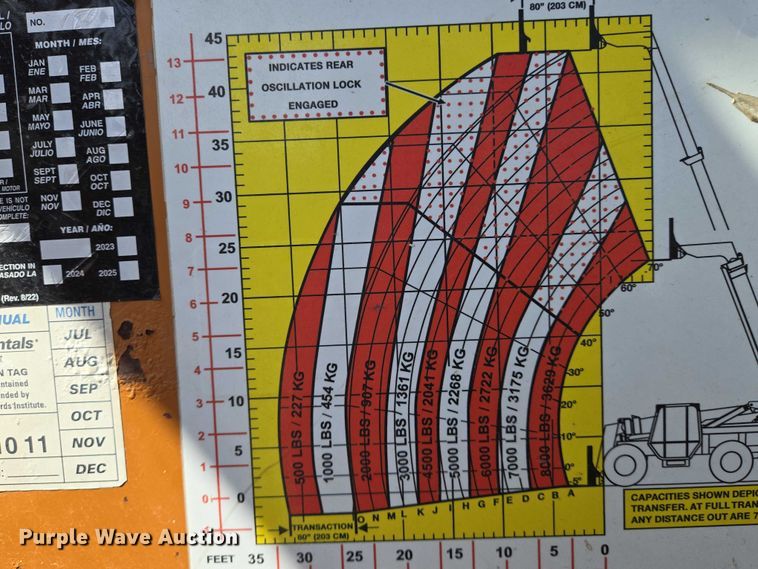 image for item EO0837 2000 Lull 844C-42 Highlander  telehandler