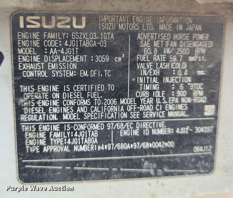 image for item EO0846 2006 Takeuchi TL140 tracked skid steer loader