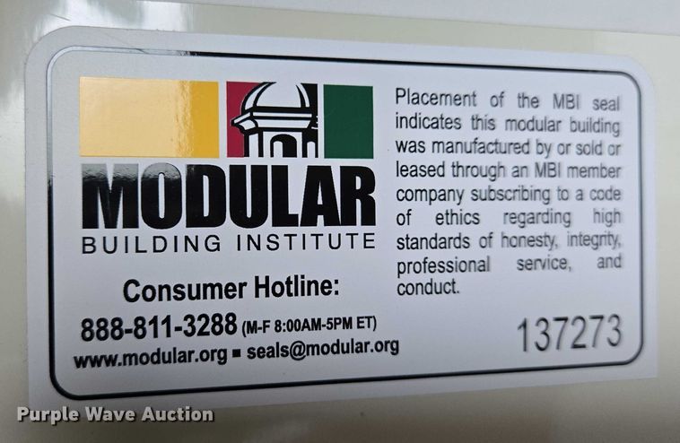 image for item EO0852 2006 Mark Line 1050T office trailer