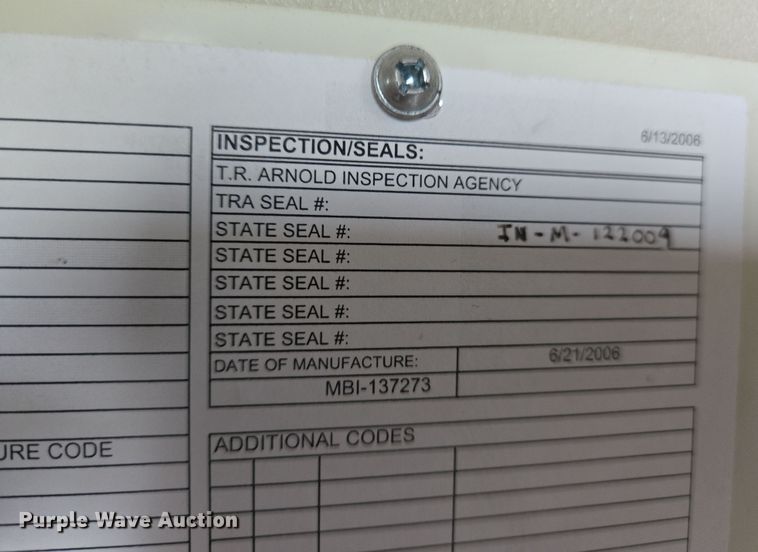 image for item EO0852 2006 Mark Line 1050T office trailer