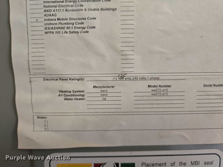 image for item EO0853 2008 Forest River office trailer