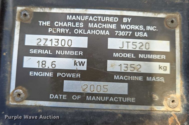 image for item EO0896 2005 Ditch Witch JT520 directional boring unit