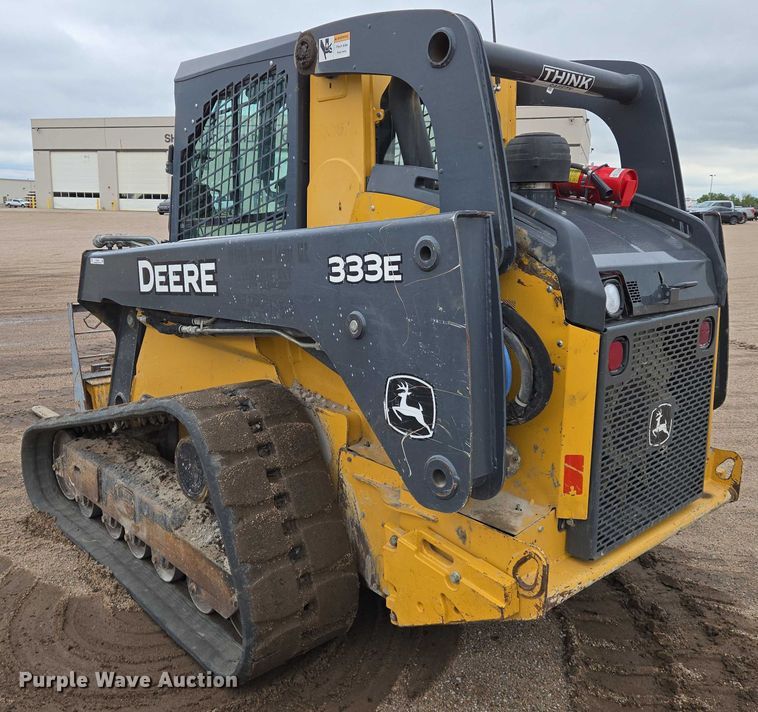image for item EO0908 2016 John Deere 333E tracked skid steer loader