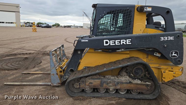 image for item EO0908 2016 John Deere 333E tracked skid steer loader