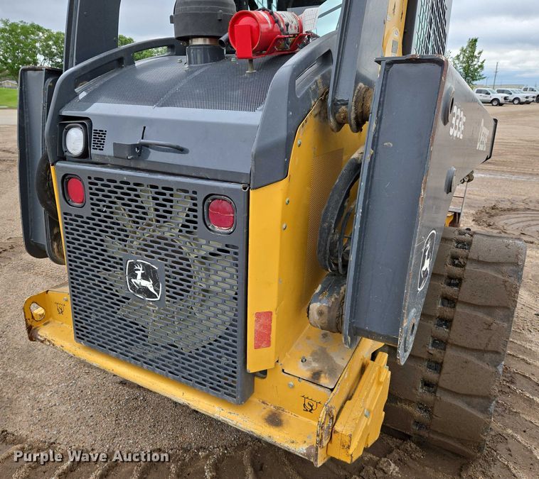 image for item EO0908 2016 John Deere 333E tracked skid steer loader