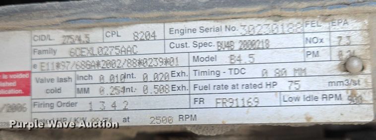 image for item EO0949 2007 Skytrak 6042 telehandler