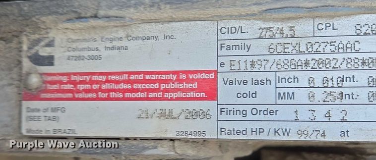 image for item EO0949 2007 Skytrak 6042 telehandler