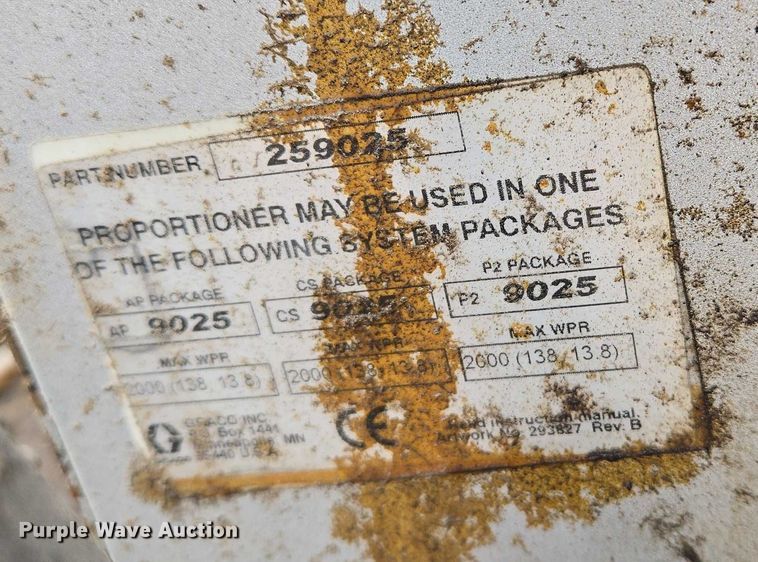 image for item EO0962 Graco  Reactor E-20 adhesive sprayer 