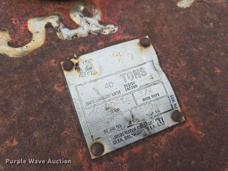 image for item EO0974 Crane block