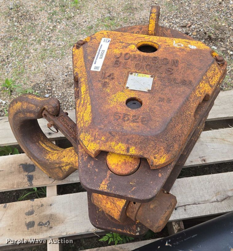 image for item EO0976 Johnson crane block