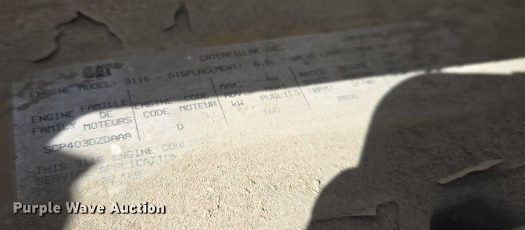 image for item EQ6999 1996 GMC Topkick sewer jetter truck