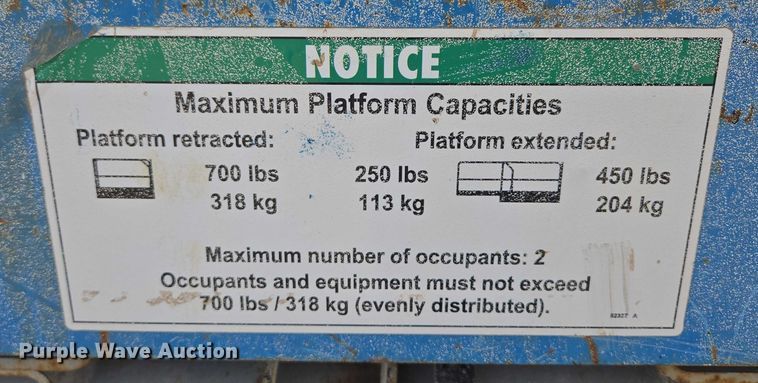 image for item ER5244 1999 Genie GS3246 scissor lift