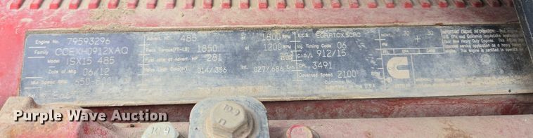 image for item ER5246 2013 Kenworth T800 dump truck