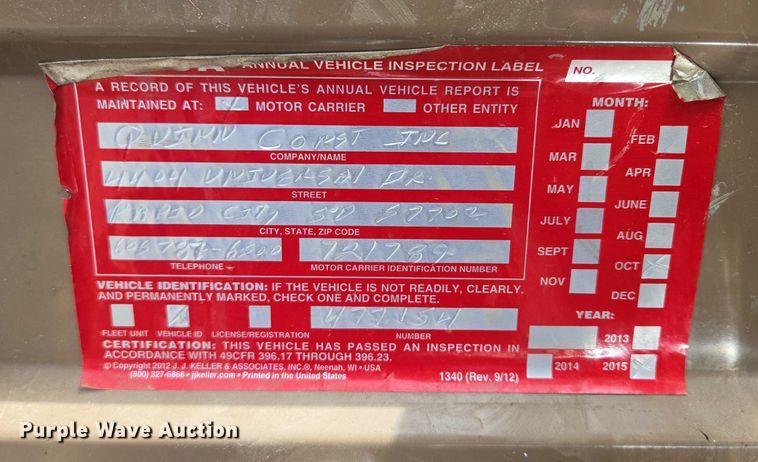 image for item ER5248 1987 International 1754 fuel / lube truck