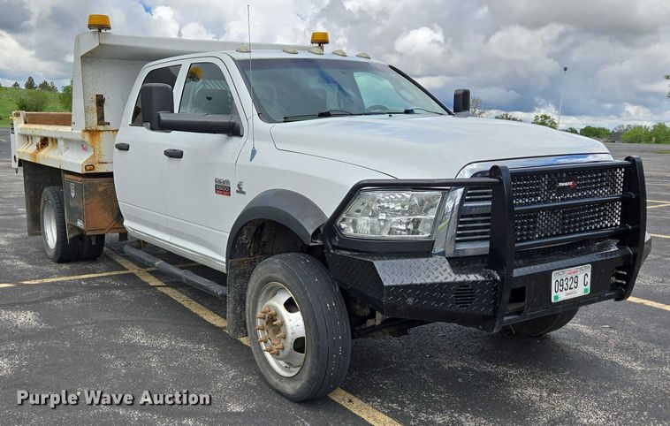 image for item ER5249 2011 Dodge Ram 5500 Crew Cab dump truck