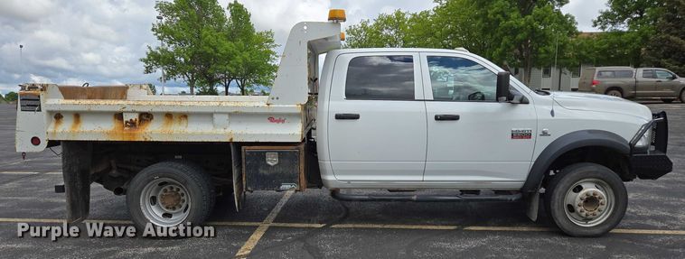 image for item ER5249 2011 Dodge Ram 5500 Crew Cab dump truck