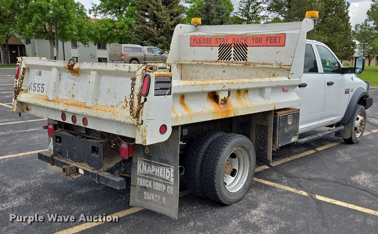 image for item ER5249 2011 Dodge Ram 5500 Crew Cab dump truck