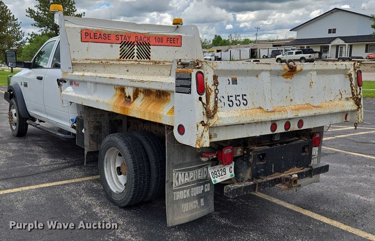 image for item ER5249 2011 Dodge Ram 5500 Crew Cab dump truck