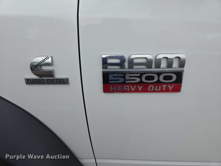 image for item ER5249 2011 Dodge Ram 5500 Crew Cab dump truck