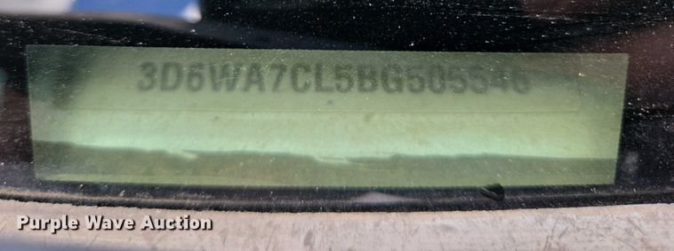 image for item ER5249 2011 Dodge Ram 5500 Crew Cab dump truck