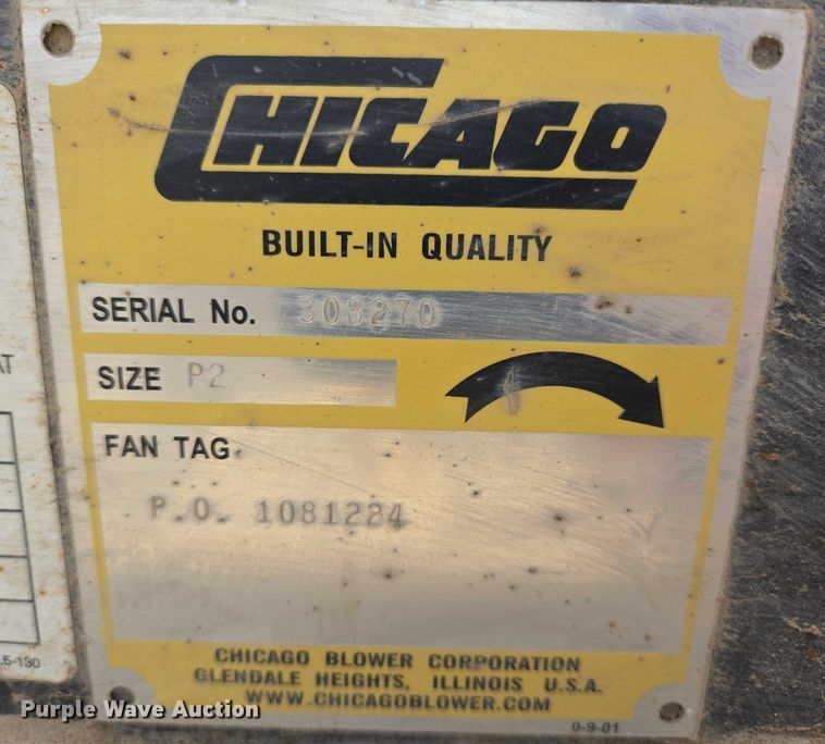 image for item ER5252 Chicago P2 centrifugal blower