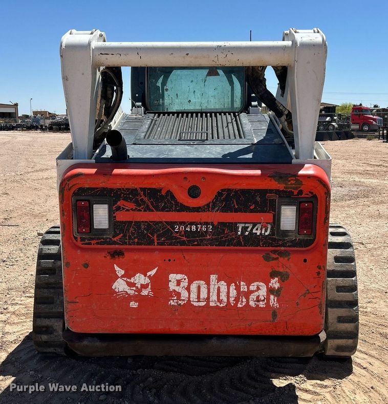 image for item EX9792 2019 Bobcat T740 tracked skid steer loader