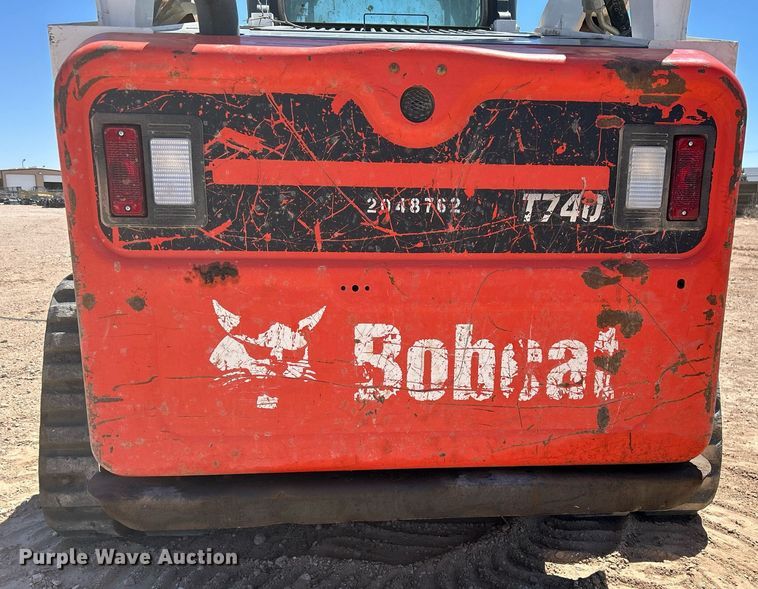 image for item EX9792 2019 Bobcat T740 tracked skid steer loader