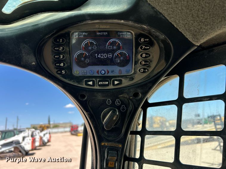 image for item EX9792 2019 Bobcat T740 tracked skid steer loader