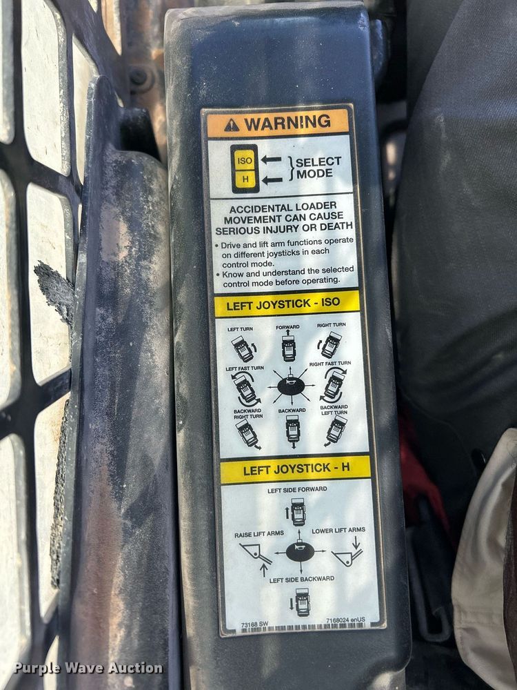 image for item EX9792 2019 Bobcat T740 tracked skid steer loader