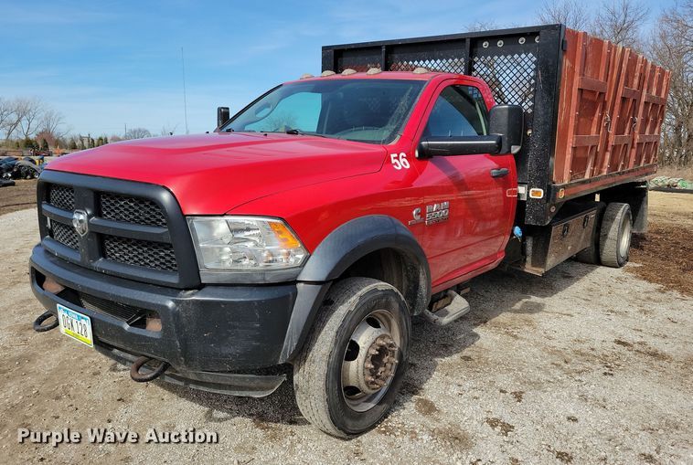 image for item NB9891 2015 Dodge Ram 5500 dump flatbed truck