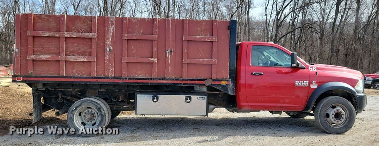 image for item NB9891 2015 Dodge Ram 5500 dump flatbed truck