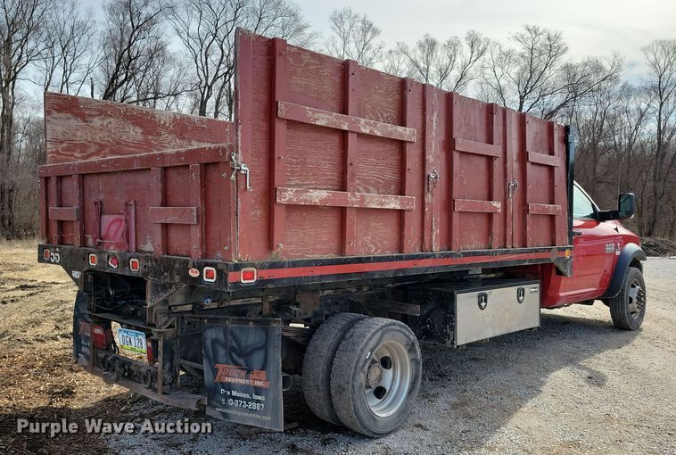 image for item NB9891 2015 Dodge Ram 5500 dump flatbed truck