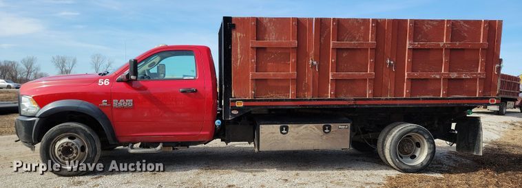 image for item NB9891 2015 Dodge Ram 5500 dump flatbed truck