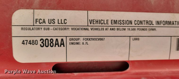 image for item NB9891 2015 Dodge Ram 5500 dump flatbed truck