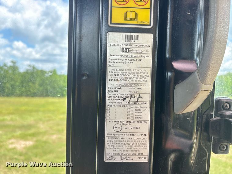 image for item ND9721 2019 Caterpillar 326F L excavator