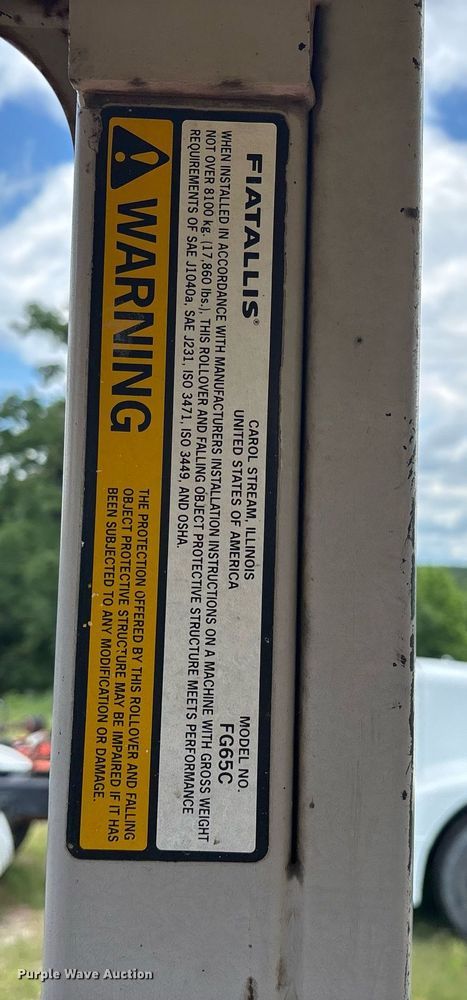 image for item ND9726 1998 Fiat-Allis FG65C Turbo motor grader