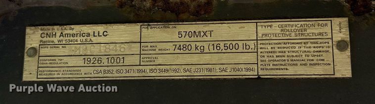 image for item ND9753 2005 Case 570 MXT landscape tractor