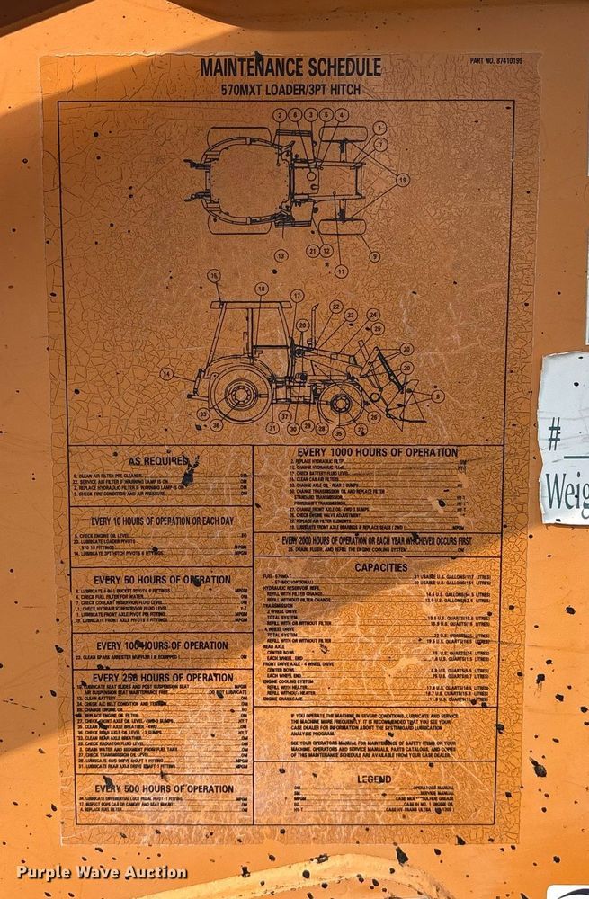 image for item ND9753 2005 Case 570 MXT landscape tractor