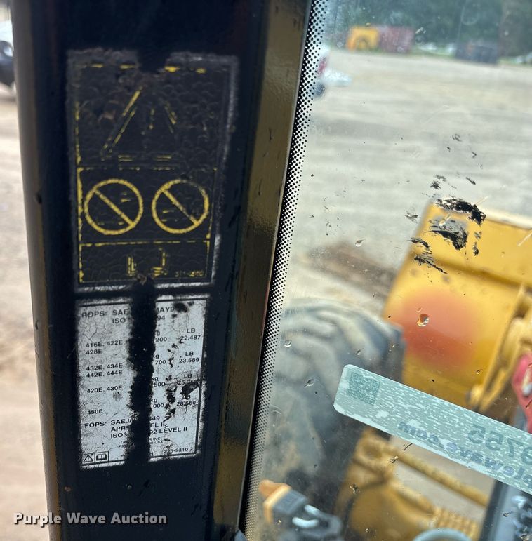 image for item ND9755 2012 Caterpillar 420E backhoe